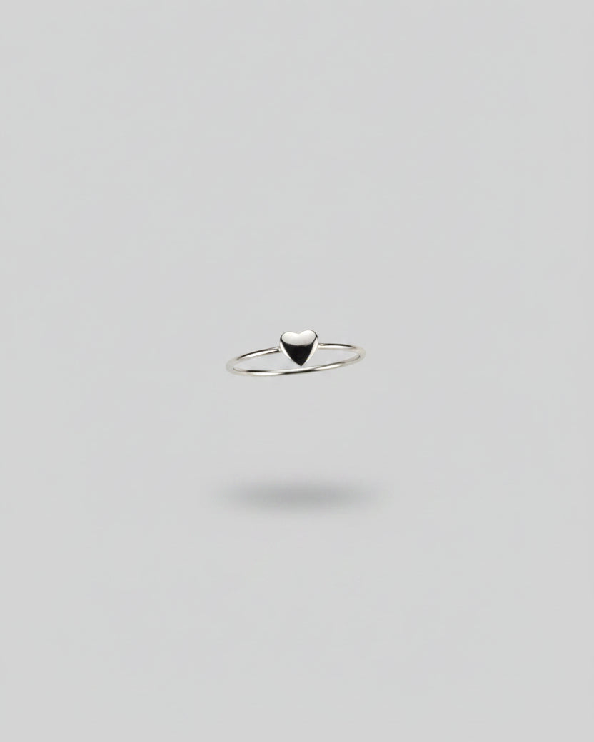 Westby Silver Heart Ring - Wooten's