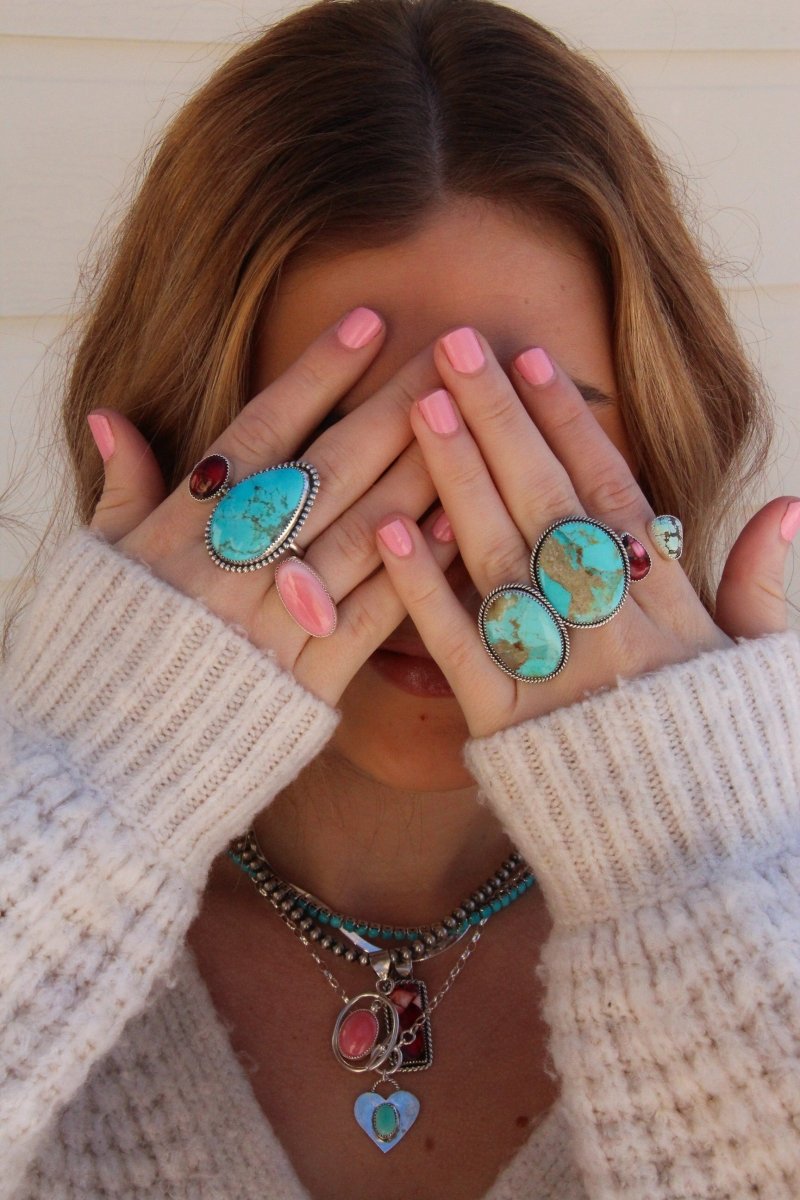 Winslow Turquoise Ring - Horseshoe J & Co.