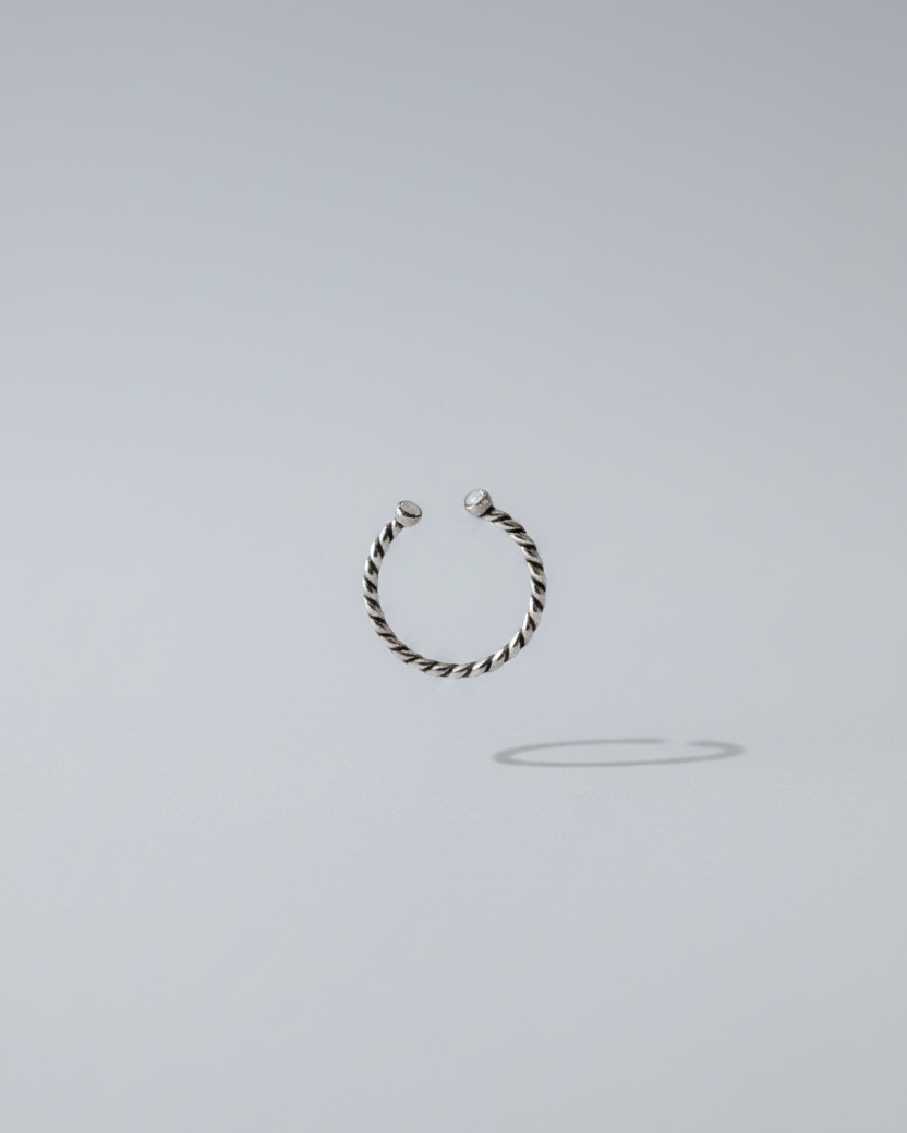 Nazareth Mother of Pearl Twist Ring - Wooten's
