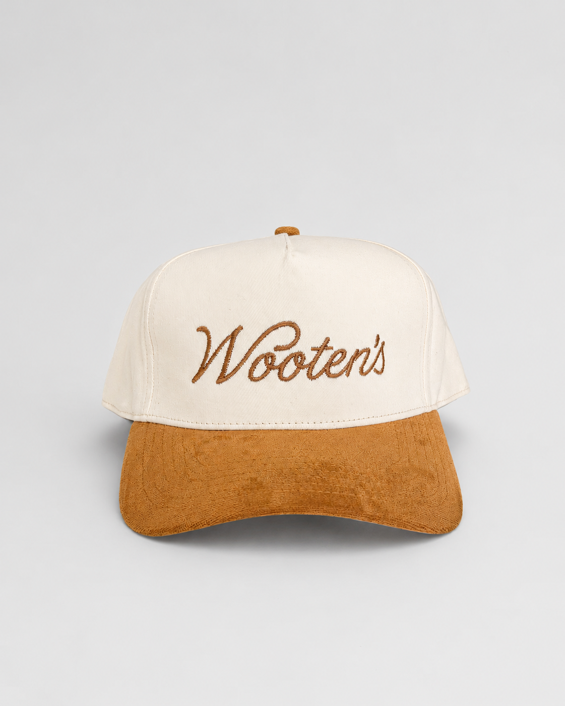 Wooten’s Suedette Caramel Script Hat - Wooten's