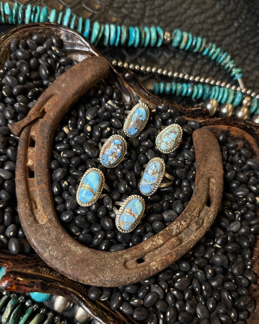 Workin' Man Blues Golden Hills Ring - Horseshoe J & Co.