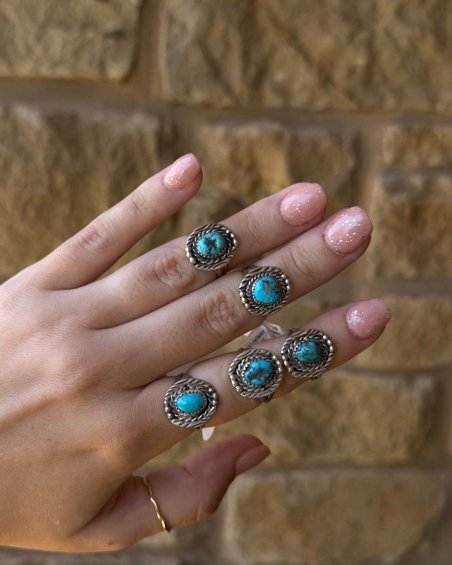 Yorktown Turquoise Ring - Horseshoe J & Co.
