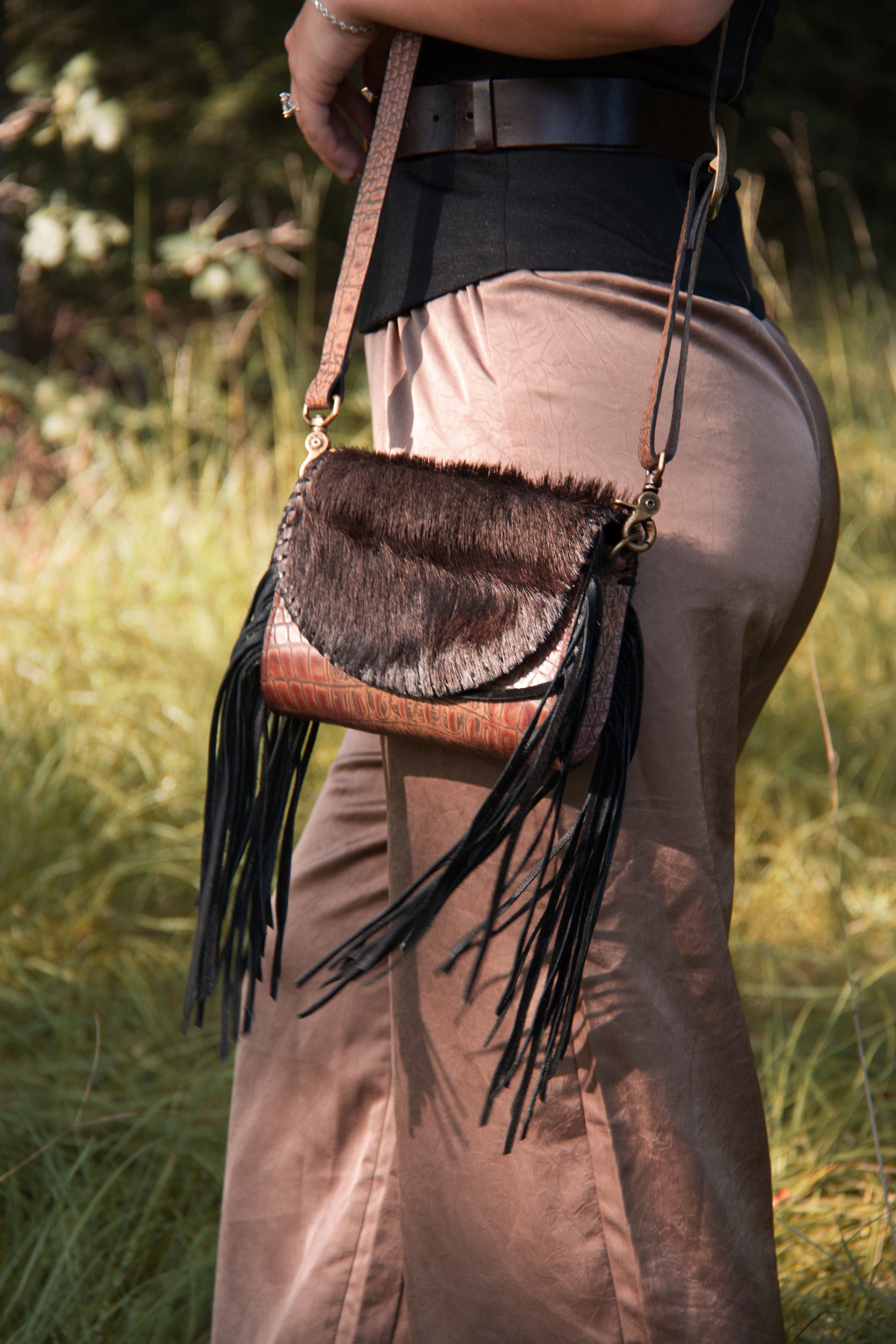 Amberson No. 05 Fringe Crossbody - handbag - Wooten's