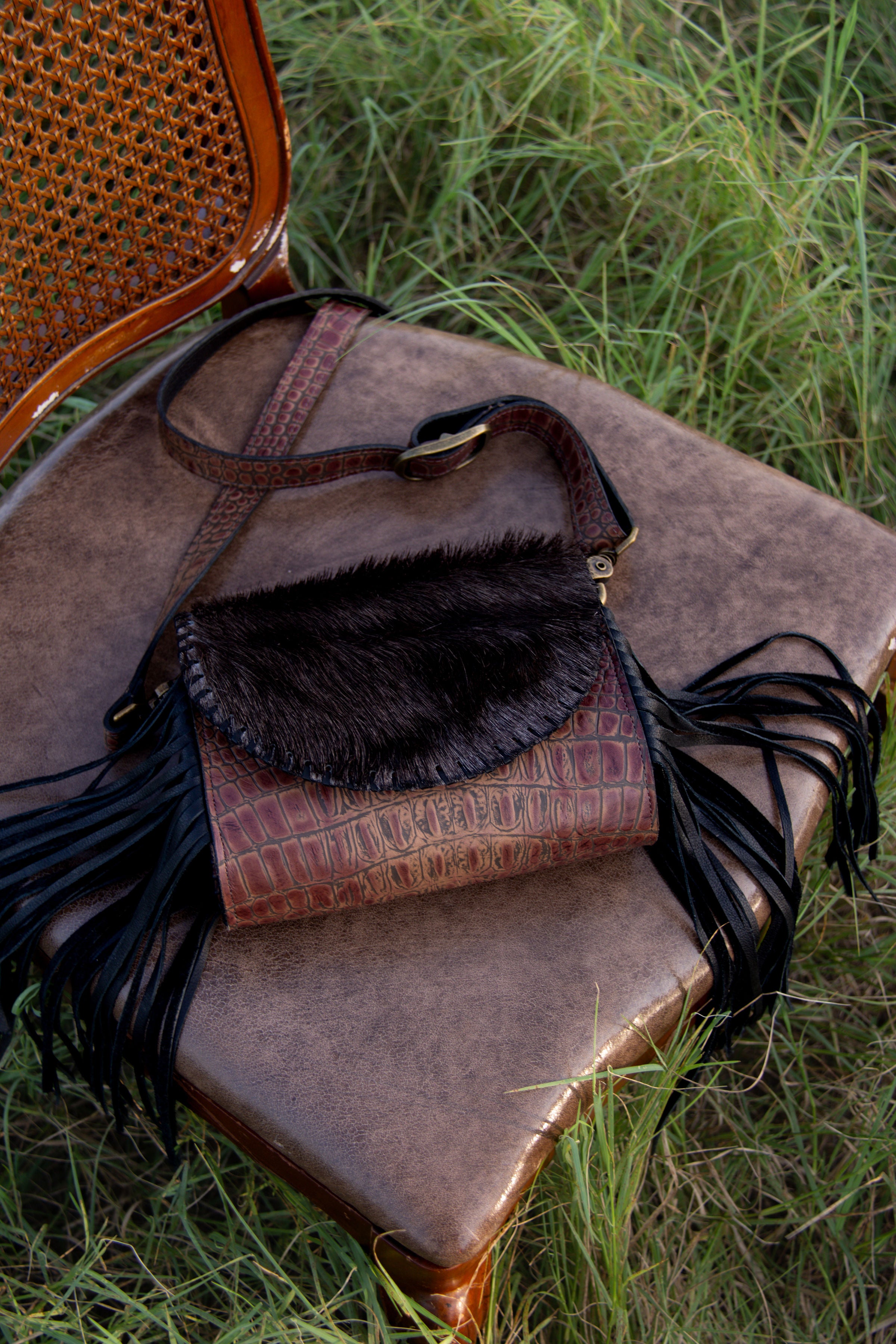 Amberson No. 05 Fringe Crossbody - handbag - Wooten's