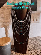 18" 12mm Sterling Silver Pearl Necklace - Horseshoe J & Co.