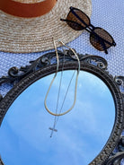 2mm Gold Plated Herringbone Chain - Wooten's