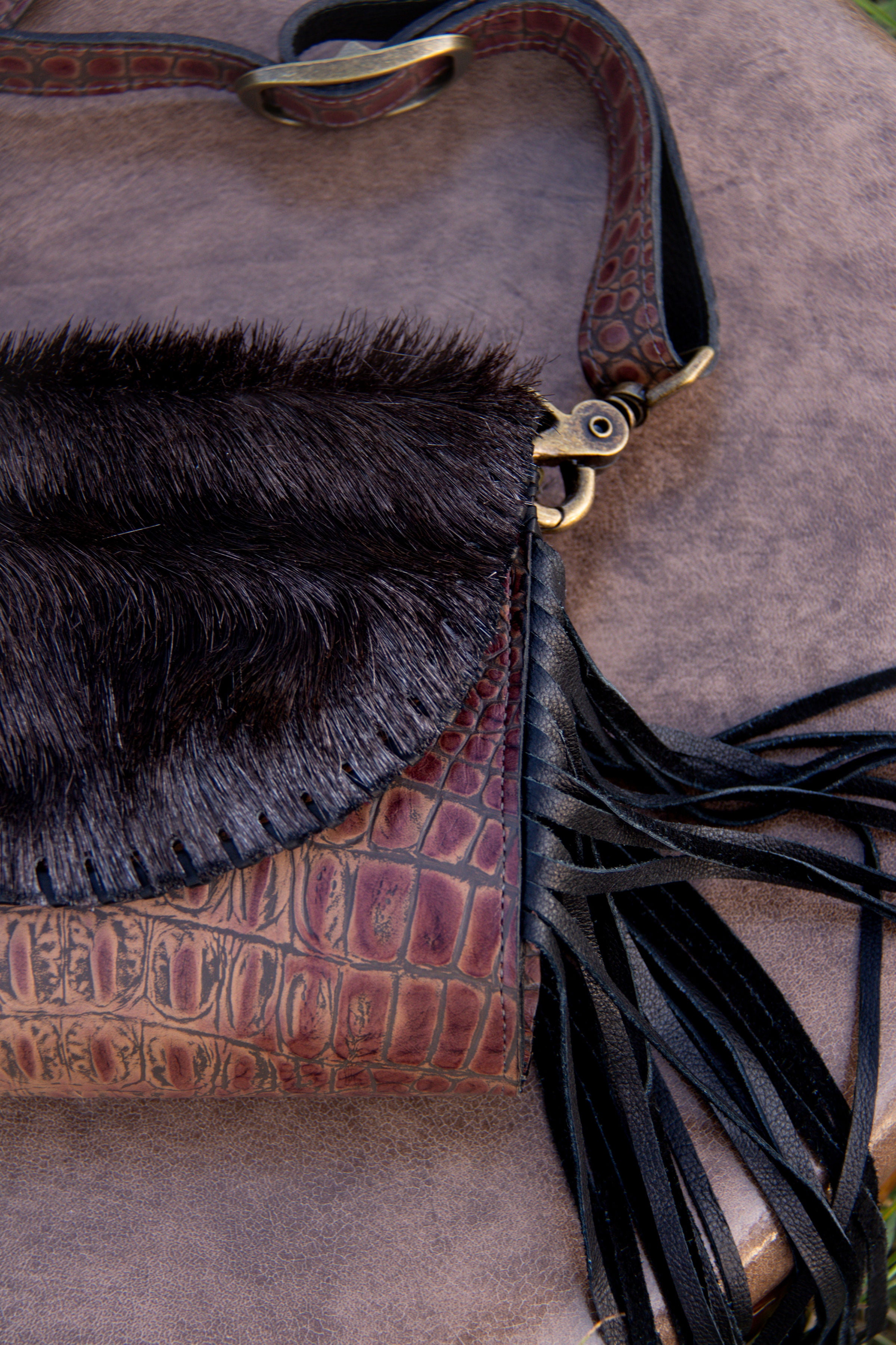Amberson No. 05 Fringe Crossbody - handbag - Wooten's