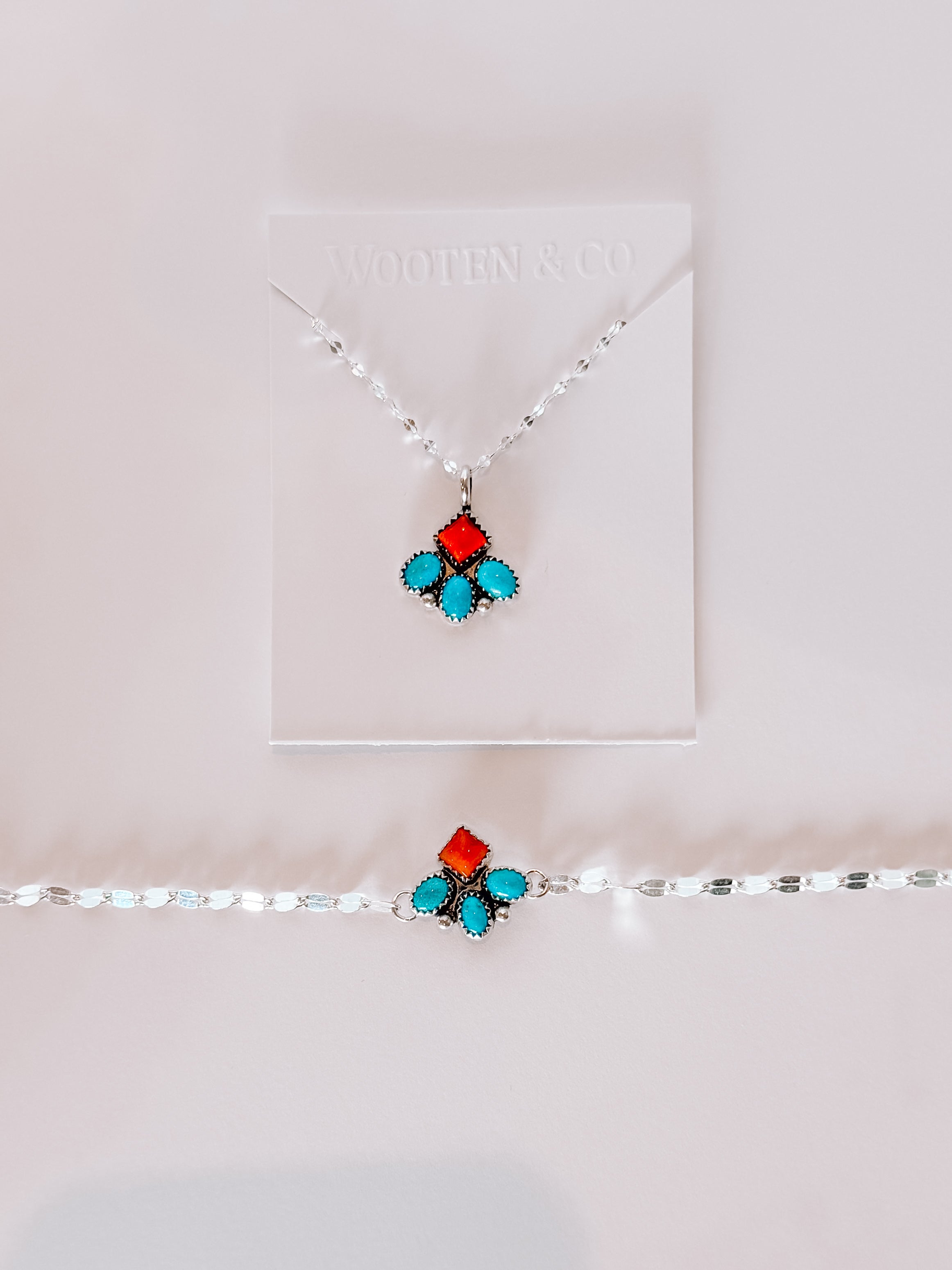 Flint Stone Cluster Necklace - Wooten's