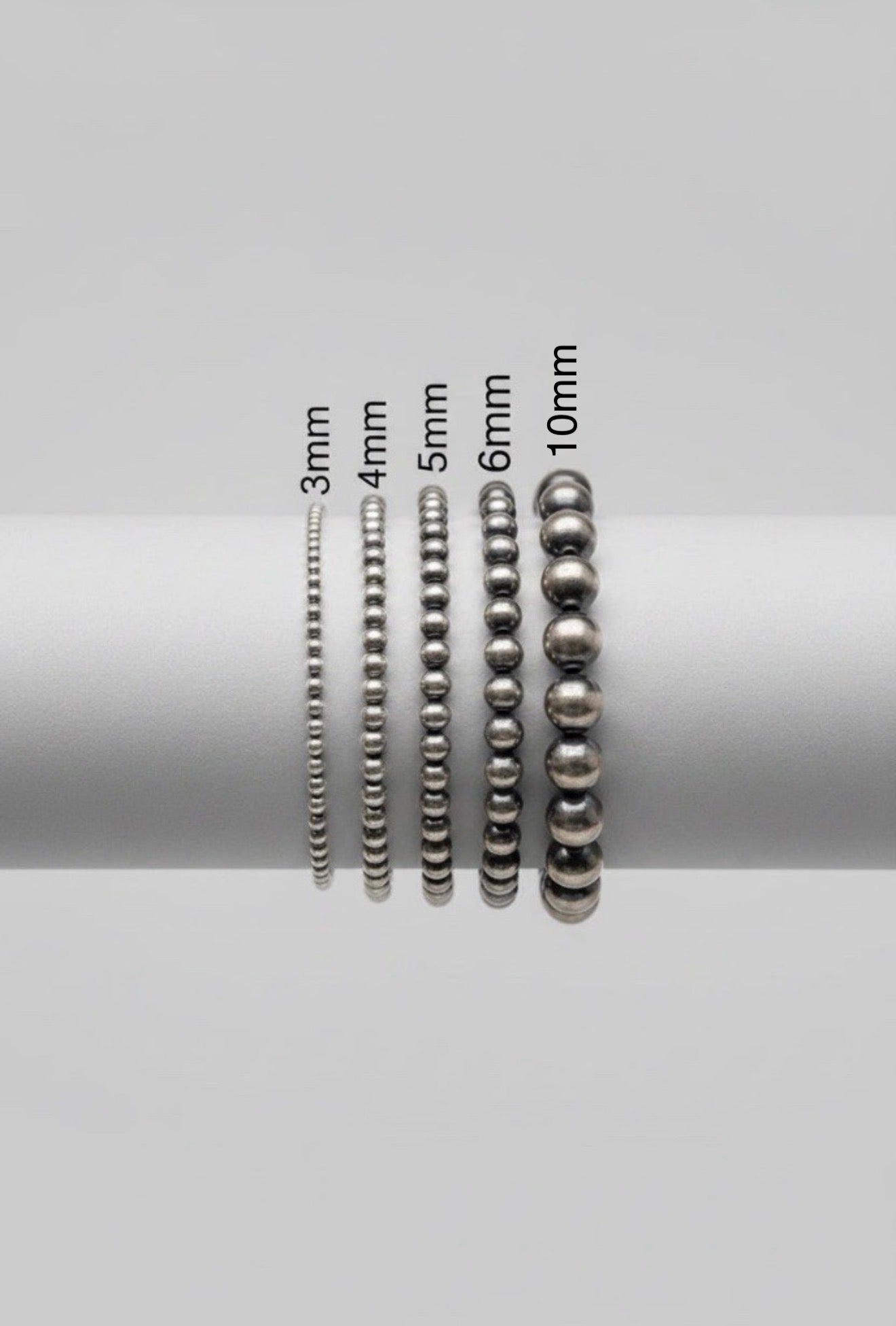3mm Sterling Silver Pearl Bracelet - Wooten's