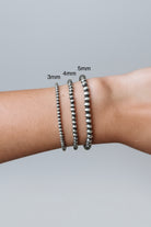 4mm Sterling Silver Pearl Bracelet - Wooten's