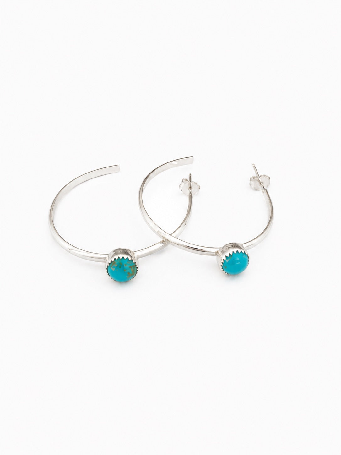 Langtry Turquoise Hoops - Wooten's