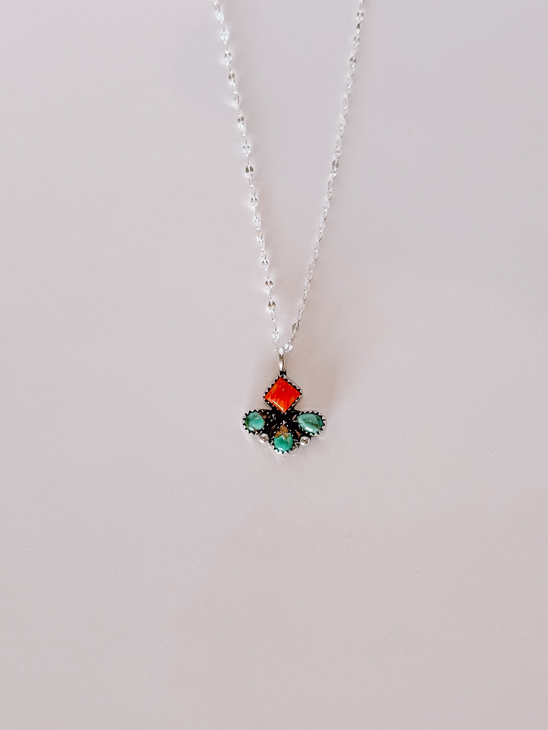 Flint Stone Cluster Necklace - Wooten's