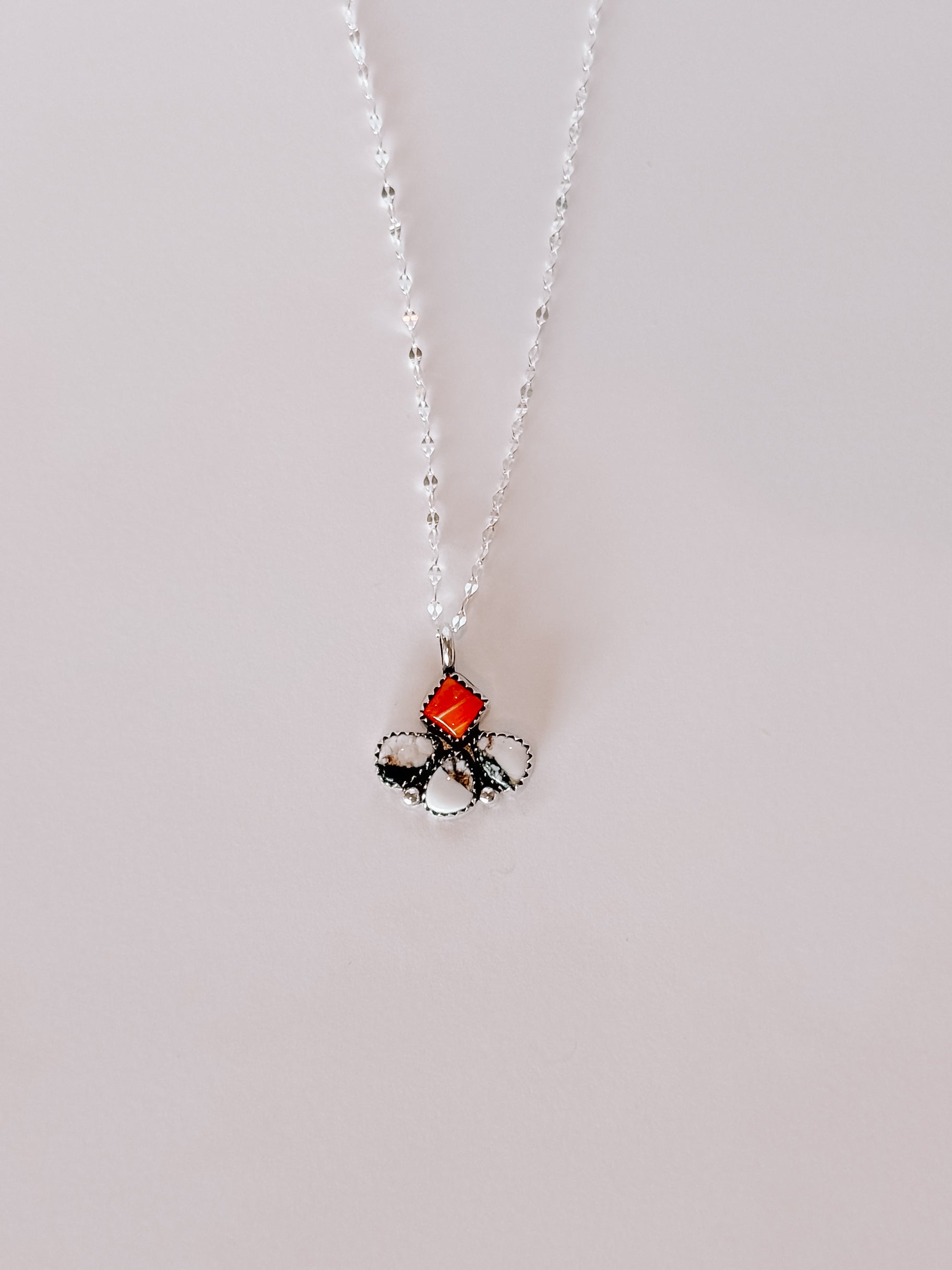 Flint Stone Cluster Necklace - Wooten's