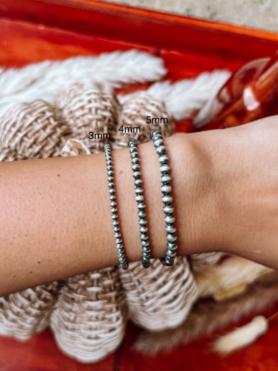 5mm Sterling Silver Pearl Bracelet - Wooten's