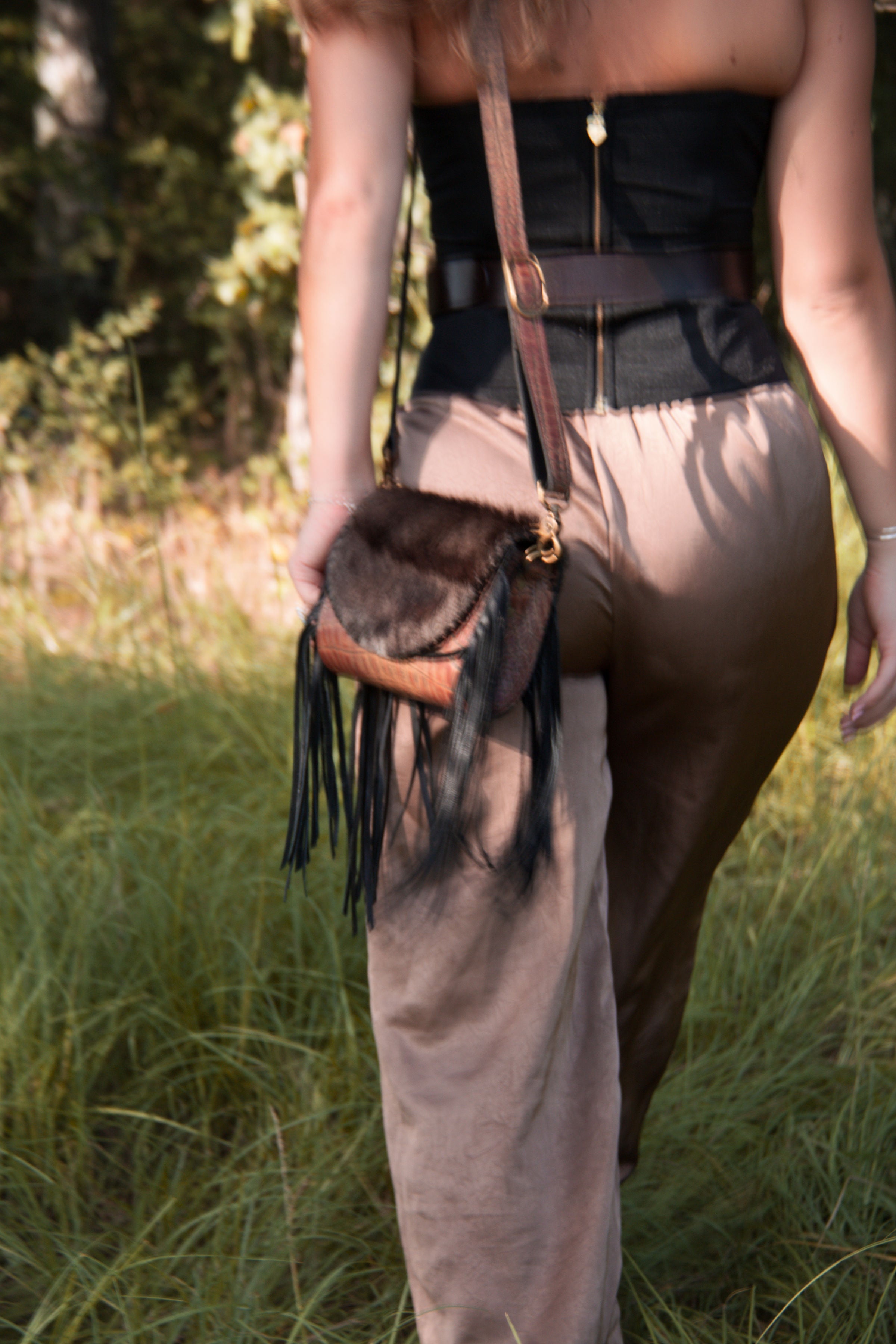 Amberson No. 05 Fringe Crossbody - handbag - Wooten's