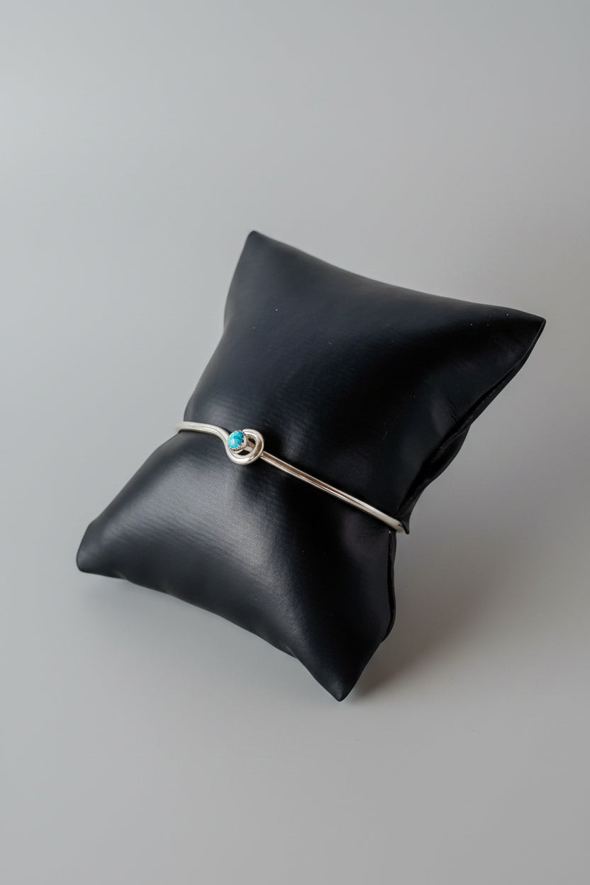 Tye Turquoise Hook Bangle - Wooten's