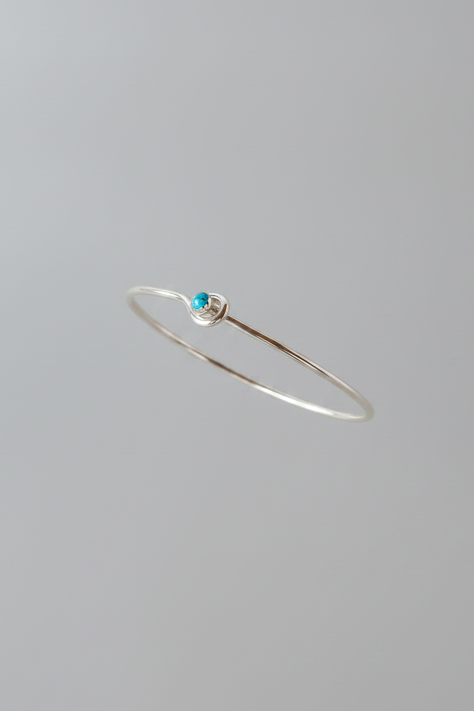 Tye Turquoise Hook Bangle - Wooten's