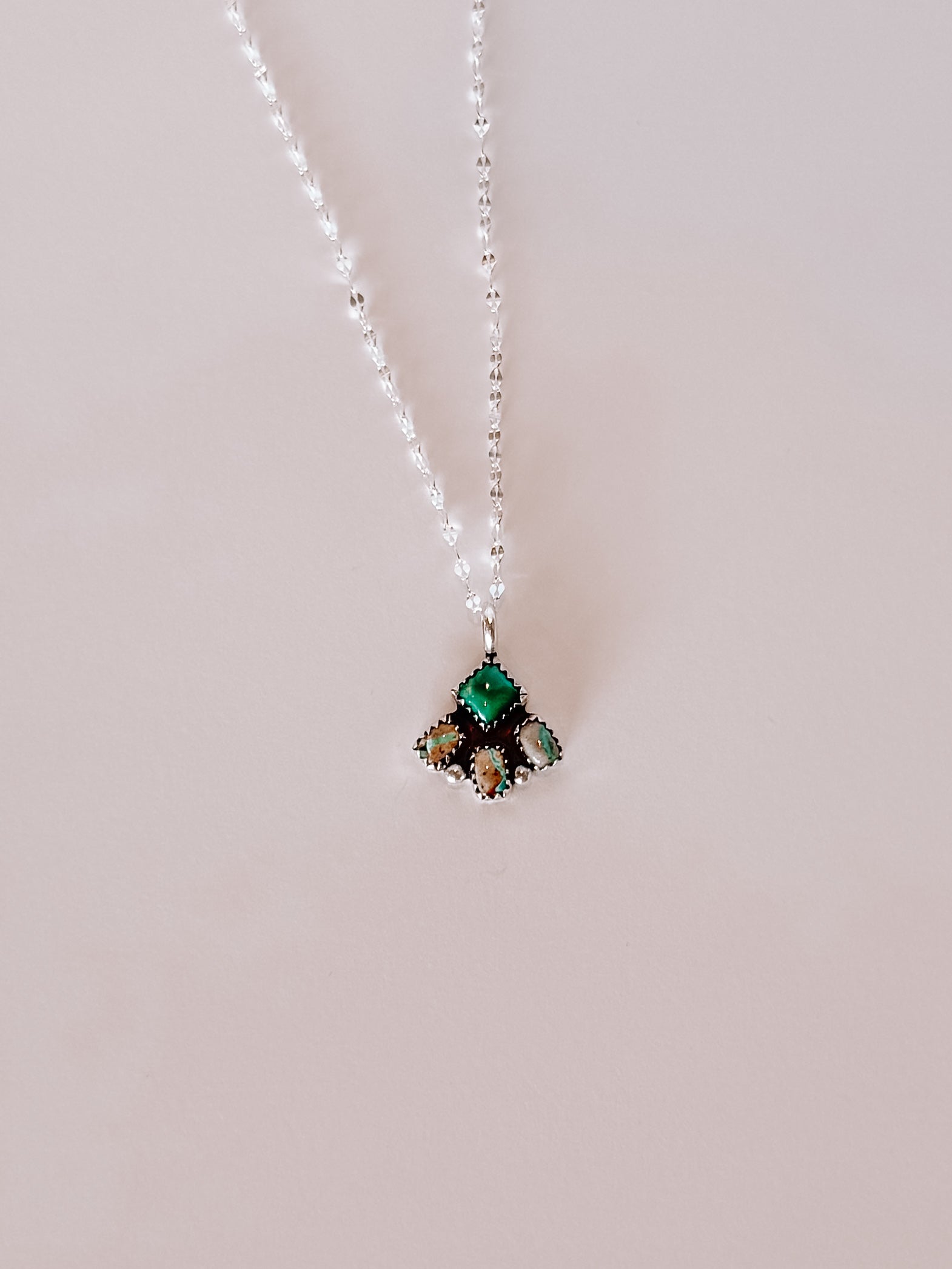 Flint Stone Cluster Necklace - Wooten's