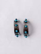 Mereta Turquoise Hoop Earrings - Wooten's