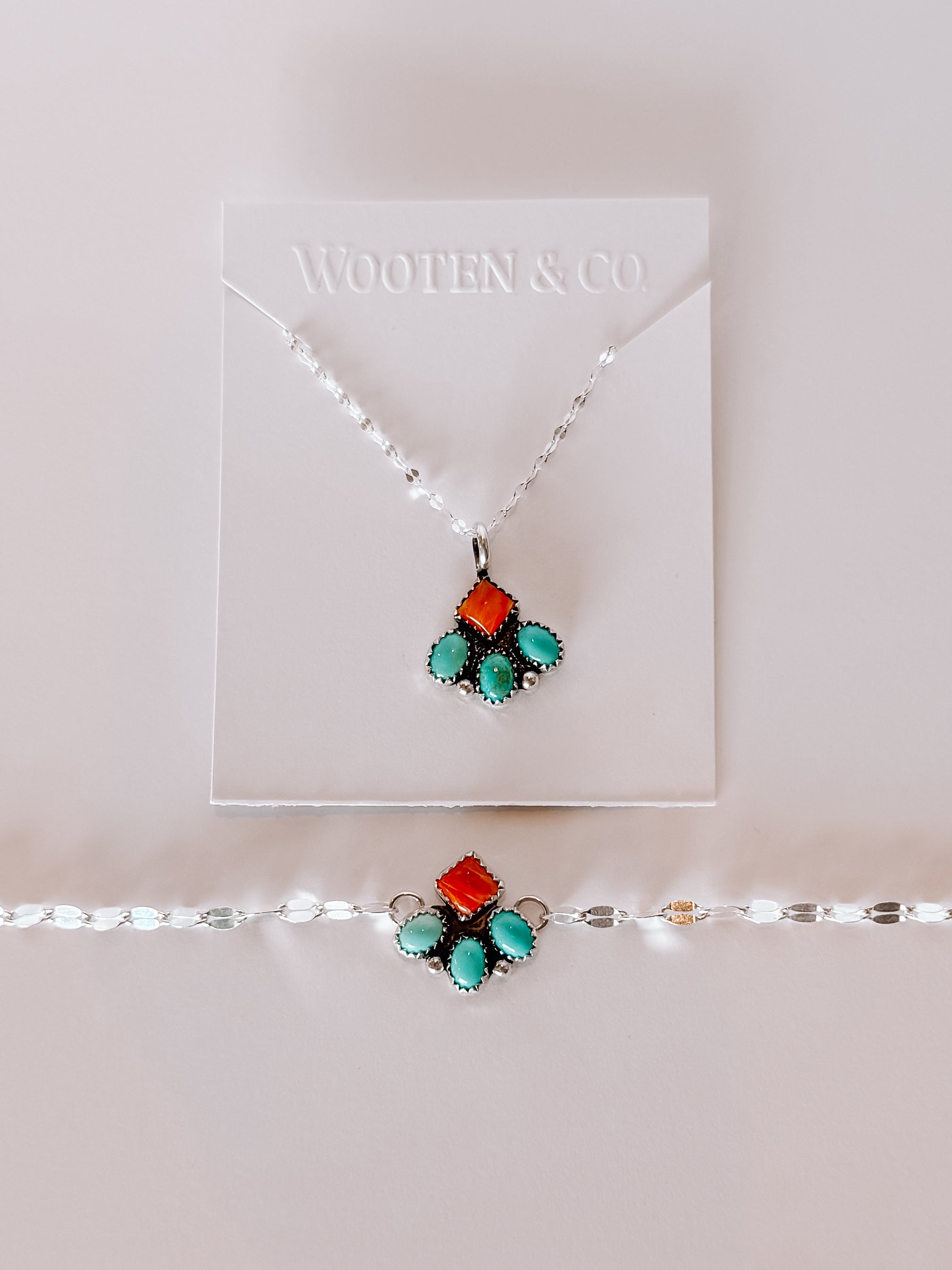 Flint Stone Cluster Necklace - Wooten's