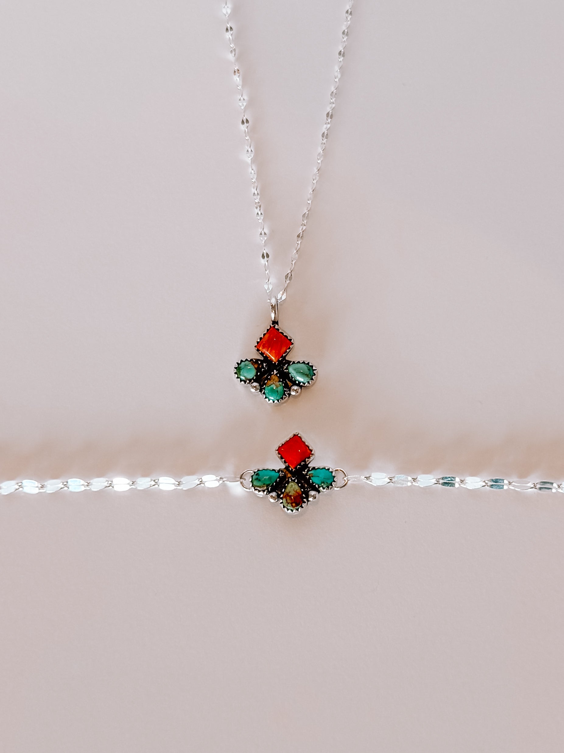 Flint Stone Cluster Necklace - Wooten's