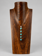 Kildare 5 Stone Turquoise Lariat - Wooten's