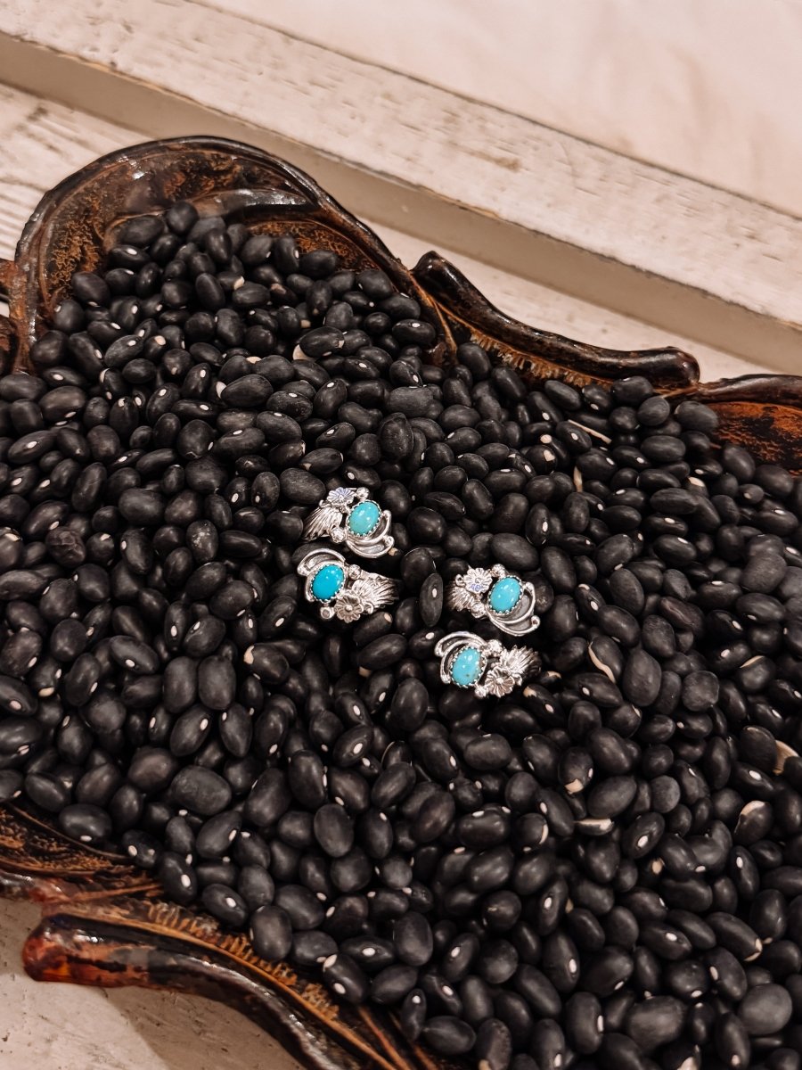 A Fast Song Turquoise Adjustable Wrap Ring - Wooten's