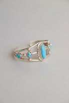 Agua Dulce Turquoise Cuff Bracelet - earrings - Wooten's