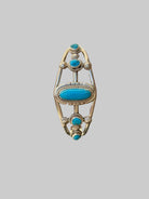 Agua Dulce Turquoise Cuff Bracelet - earrings - Wooten's