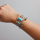 Agua Dulce Turquoise Cuff Bracelet - earrings - Wooten's