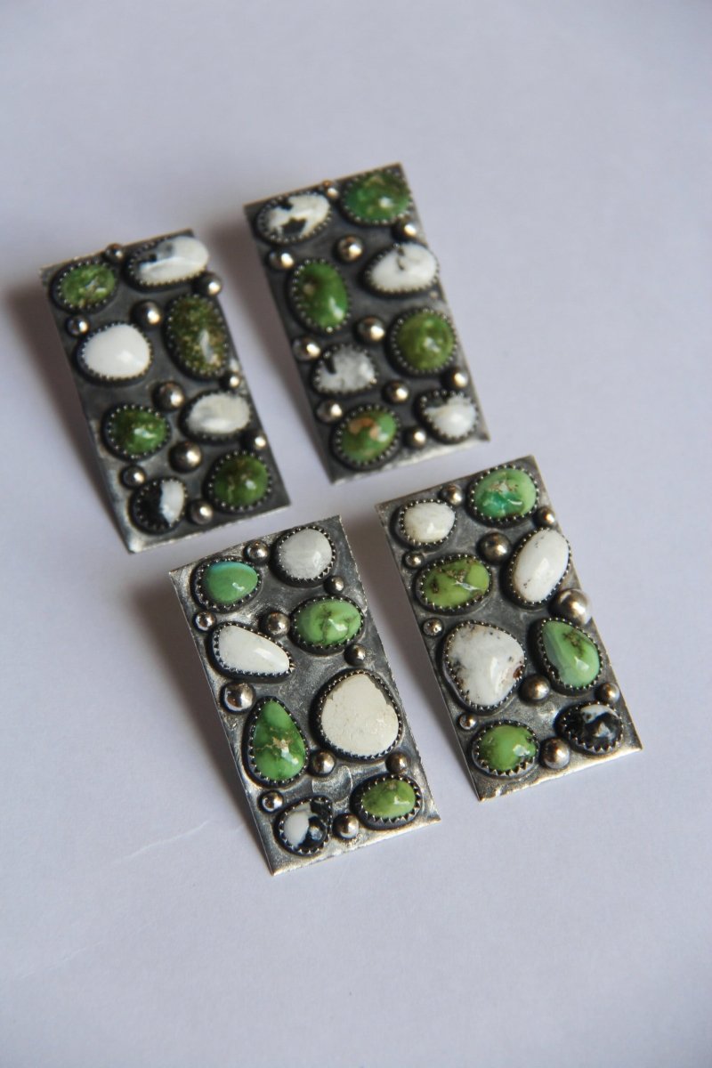 Alcova Sonoran Gold + White Buffalo Earrings - Wooten's