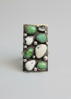 Alcova Sonoran Gold + White Buffalo Ring - Wooten's