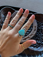 Am I Blue Turquoise Ring - Horseshoe J & Co.