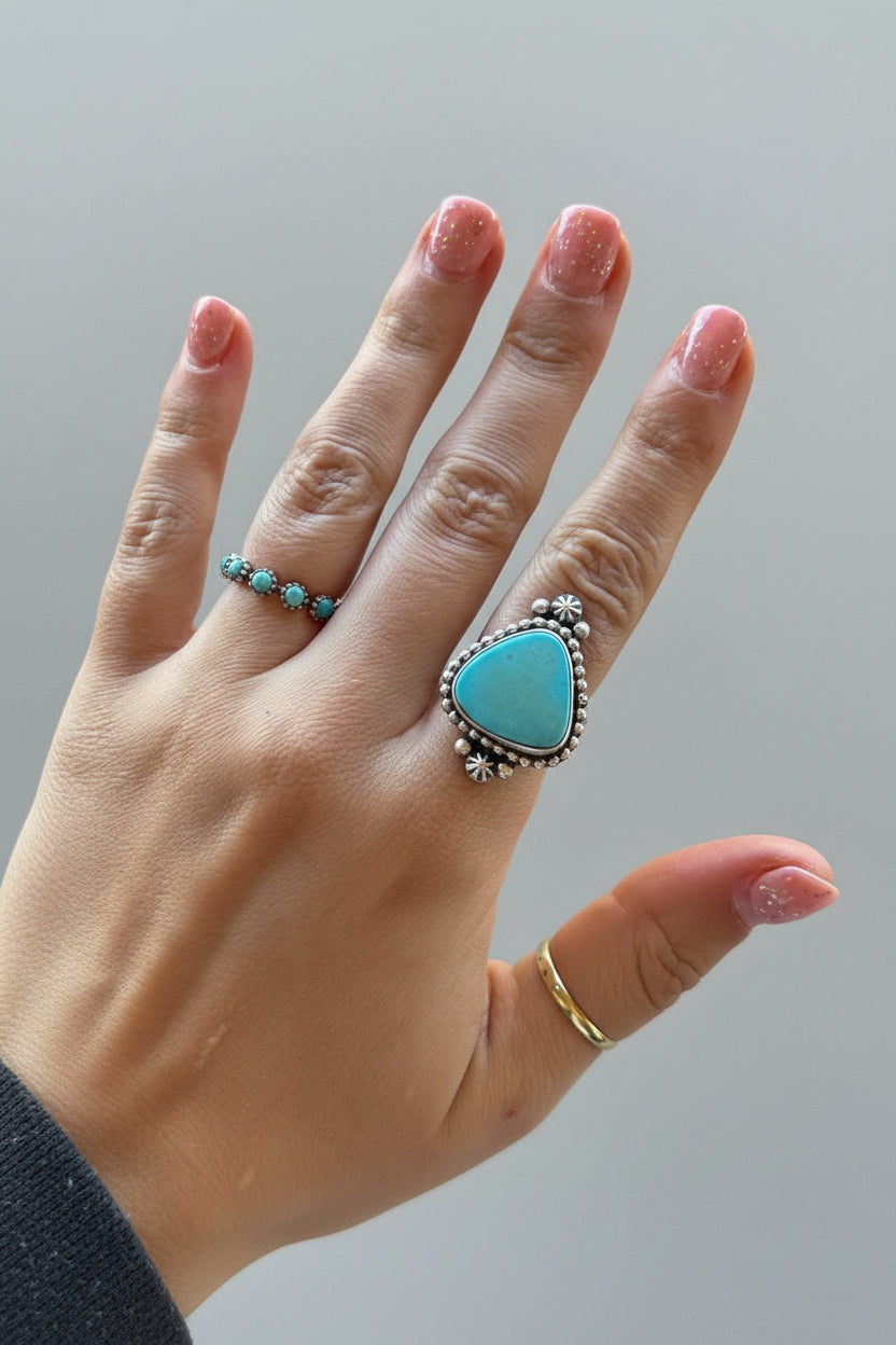 Am I Blue Turquoise Ring - Wooten's