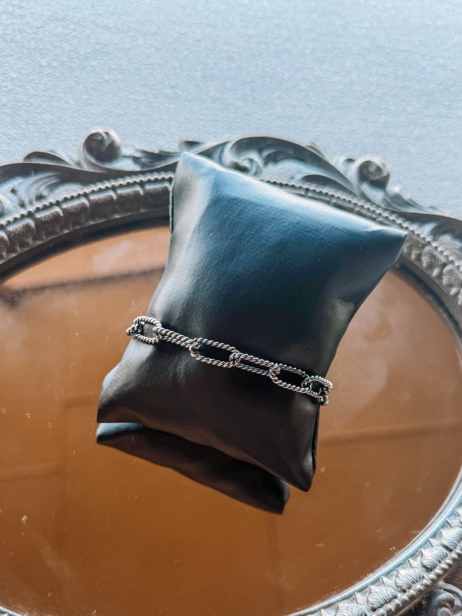 Aspen Silver Rope Chain Bracelet - Wooten's