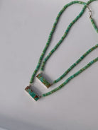 Atwood Turquoise Beaded Bar Necklace - Wooten's