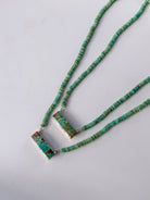 Atwood Turquoise Beaded Bar Necklace - Wooten's