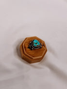 Auburn Cigar Band Turquoise Ring - Wooten's