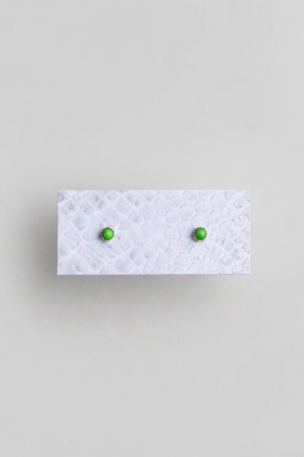 Bainville Green Gaspeite Studs - Wooten's