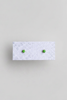 Bainville Green Gaspeite Studs - Wooten's