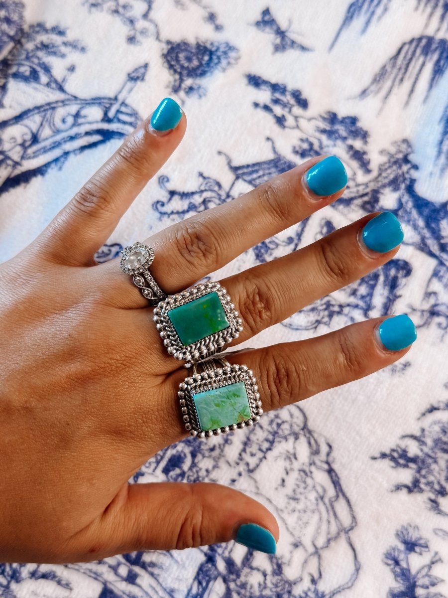 Barry Turquoise Ring - ring - Horseshoe J & Co.