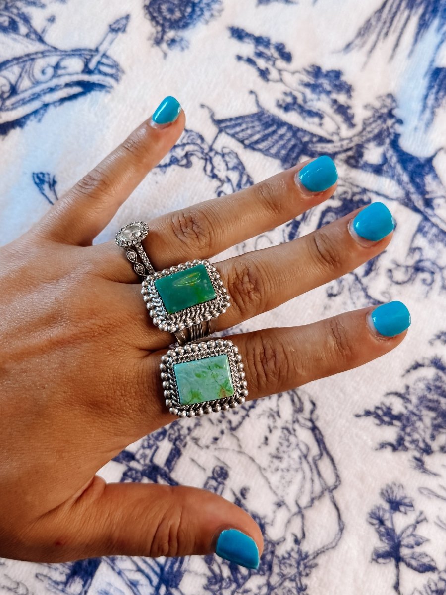 Barry Turquoise Ring - ring - Horseshoe J & Co.
