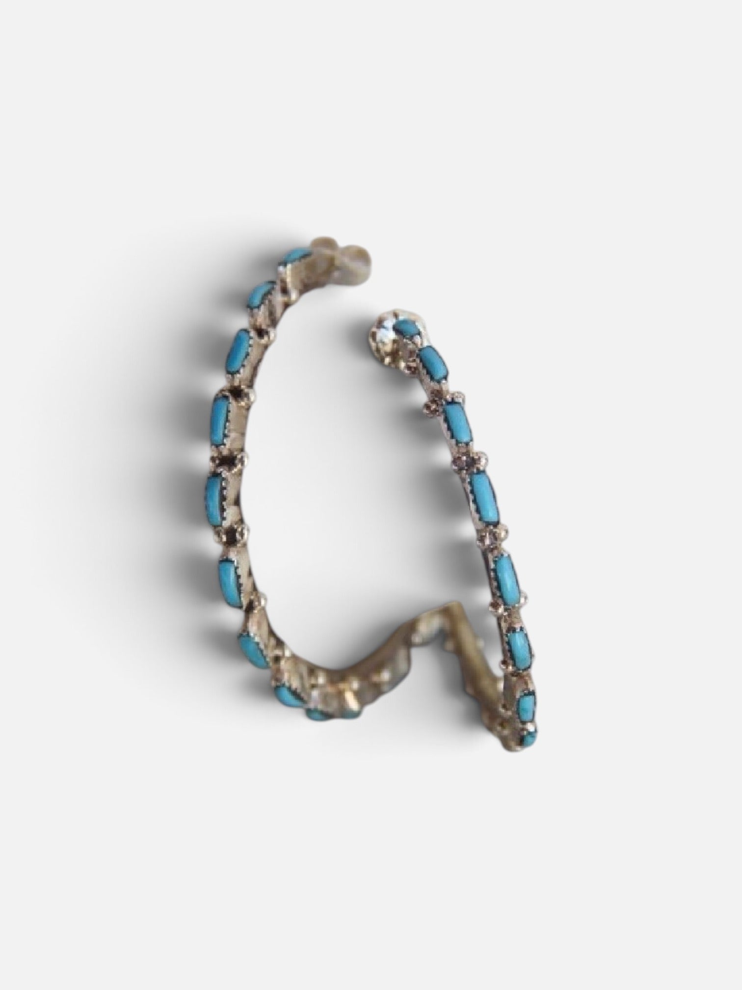 Belgrade Turquoise Hoop Earrings - Wooten's