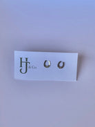 Bide Horseshoe Stud Earrings - Horseshoe J & Co.
