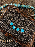 Blue Clear Sky Turquoise Pendant - Wooten's