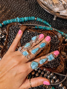 Blue Skies Larimar Rings - Horseshoe J & Co.