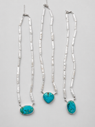 Boca Raton Turquoise Freshwater Pearl Pillar Necklace - Wooten's