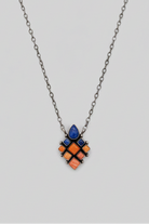Bond Blue Lapis and Spiny Oyster Necklace - Wooten's