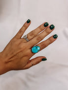 Boulder Adjustable Turquoise Ring - Horseshoe J & Co.