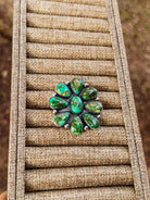 Bowie Adjustable Sonoran Gold Cluster Ring - Horseshoe J & Co.